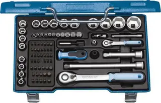 Steckschlüsselsatz 19 V20U-20 81tlg.1/4+1/2 Zoll 4-36mm Z.40/60
