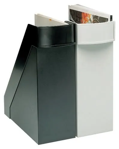 Stehsammler DIN A4 H290xB100xT270mm Ku.schwarz HELIT