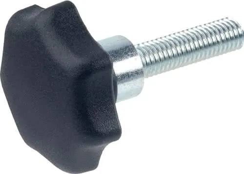 Sterngriff GN 6336.4 Sterngriffschraube Ku.d1 32mm d2 M 6mm l25mm GANTER