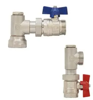 Strawa Anschlussgarnitur e-class AG V 1" vertikal, BL: 120mm, 55e003303