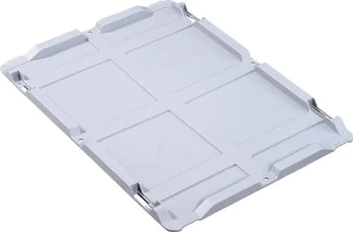 Stülpdeckel PP L400xB300mm grau f.Transportstapelkasten ALLIT