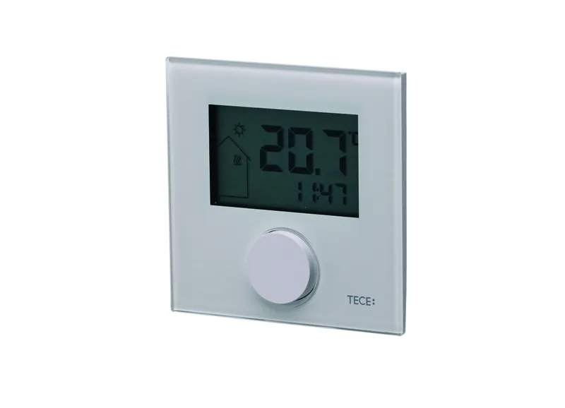 TECEfloor Design Raumthermostat, Display 230 V, Standard, Heizen, weiß