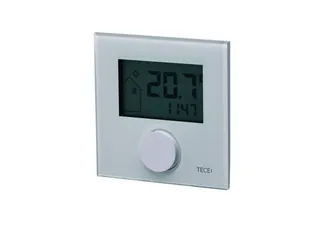TECEfloor Design Raumthermostat, Display 230 V, Standard, Heizen, weiß