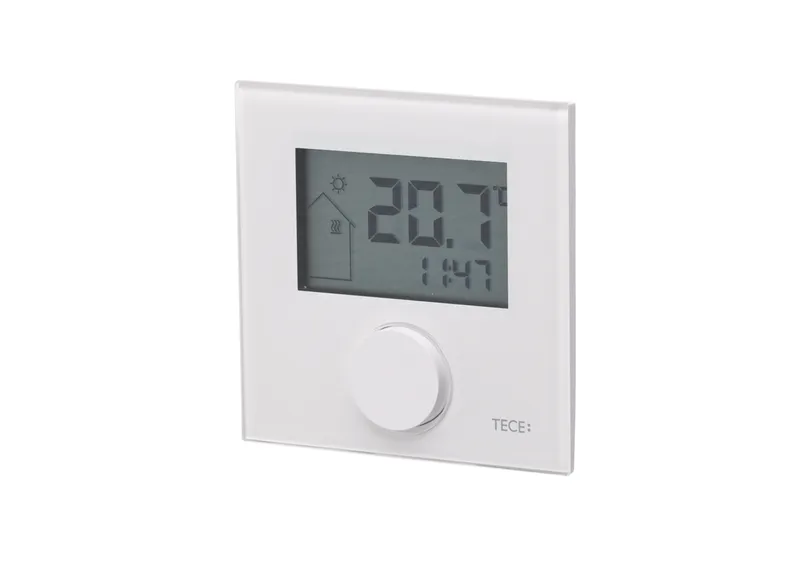 TECEfloor Design Raumthermostat, Display 24 V, Control, Heizen/Kühlen, weiß