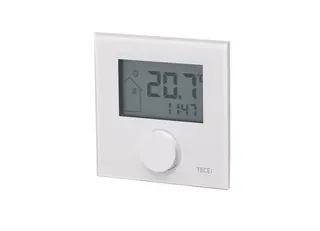 TECEfloor Design Raumthermostat, Display 24 V, Standard, Heizen, weiß