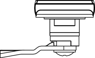 TECEfloor Drehriegel f. Verteilerschrank Ersatzteil