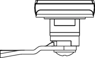 TECEfloor Drehriegel f. Verteilerschrank Ersatzteil – Bild 2