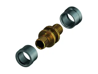 TECEfloor Druckhülsenkupplung 25-25 SLQ, inkl. Druckhülsen – Bild 2
