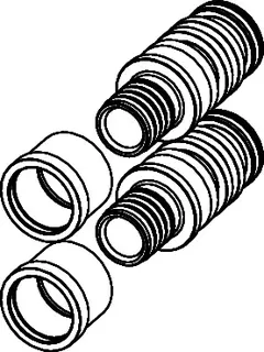 TECEfloor SLQ I-HKV Anschlussadapter-Set Typ Flex 25x2,5 mm – Bild 4