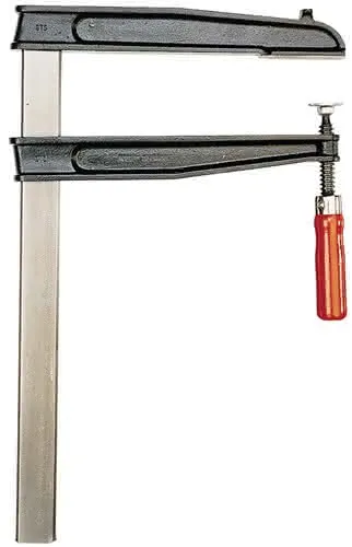 Tiefspannschraubzwinge TGNT Spann-W.400mm A.300mm Holzgriff 45x12mm
