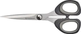 Universalschere 180mm m.2K-Auge titanbeschichtet schwarz/grau PROMAT