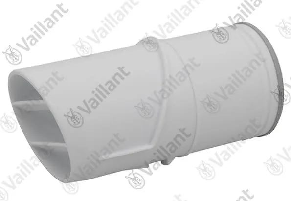 Abgasrohr, Endstück, DN 60, weiß Vaillant-Nr. 0020231442
