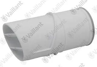 Abgasrohr, Endstück, DN 60, weiß Vaillant-Nr. 0020231442