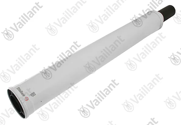 Anschlussstück, 80/125 weiß Vaillant-Nr. 087344
