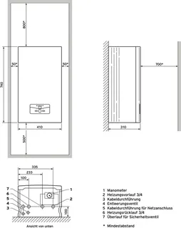 Vaillant Elektroheizgerät eloBLOCK VE 12 12 kW – Bild 2