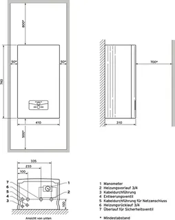 Vaillant Elektroheizgerät eloBLOCK VE 9 9 kW – Bild 2