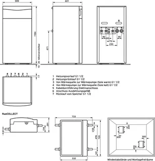 Vaillant Heizungswärmepumpe flexoTHERM exclusive VWF 87/4 mit fluoCOLLECT – Bild 4