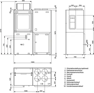 Vaillant Heizungswärmepumpe Luft/Wasser recoCOMPACT exclusive VWL 79/5 S2 – Bild 4