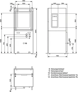 Vaillant Heizungswärmepumpe Luft/Wasser versoTHERM plus VWL 77/5 S2 – Bild 3