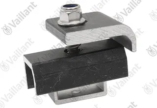 Klammer, Kollektorbefestigung Schwarz Vaillant-Nr. 0020068019