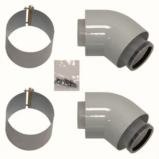 Vaillant Paket 1.49 Luft-/Abgasführung, (3x) senk. Dachdurchf. schwarz, D 60/100 – Bild 5