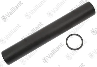 Rohr, Endstück, PP schwarz DN 60x400 Vaillant-Nr. 0020083085
