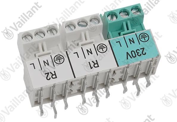 VA Steckverbinder, Set 230V, R1, R2 Vaillant-Nr. 0020238233