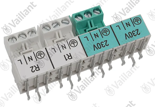 VA Steckverbinder, Set 230V, R1, R2 Vaillant-Nr. 0020238236