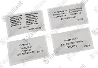 Umstellsatz, (P -> H,L) Vaillant-Nr. 0020052091