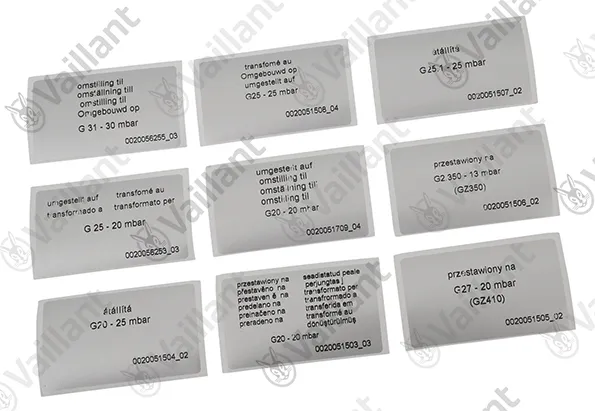 Umstellsatz, P -> E/LL Vaillant-Nr. 0020046467