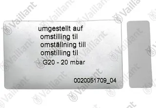 Umstellsatz, P-H (DE/AT) Vaillant-Nr. 0020253190