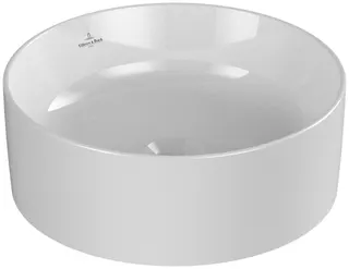 Villeroy & Boch Aufsatzwaschbecken Collaro 400x400mm Rund o. Überlauf Weiß Alpin CeramicPlus – Bild 3
