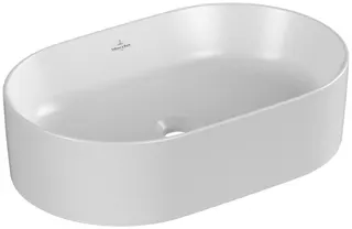 Villeroy & Boch Aufsatzwaschbecken Collaro 560x360mm Oval o. Überlauf Stone White CeramicPlus – Bild 2