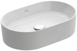 Villeroy & Boch Aufsatzwaschbecken Collaro 560x360mm Oval o. Überlauf Weiß Alpin CeramicPlus – Bild 2