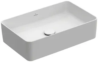 Villeroy & Boch Aufsatzwaschbecken Collaro 560x360mm Rechteck o. ÜL. Stone White CeramicPlus – Bild 2
