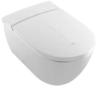 VB Dusch-WC spülrandlos ViClean-I100 595 x385x400mm Oval Weiß Alpin CeramicPlus