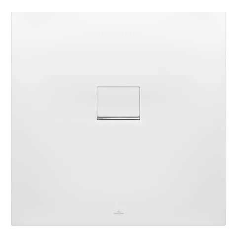 Villeroy & Boch Duschwanne Squaro Infinity 1000mmx40mm quadr Flächenbündiger Einbau AR StoneWhite