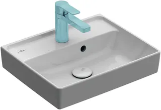 VB Handwaschbecken Collaro 450x370mm Rechteck 1HL. ohne Überlauf Weiß Alpin