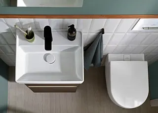 Villeroy & Boch Handwaschbecken Collaro 500x400mm re-eckig 1HL. o. ÜL. Weiß Alpin cplus – Bild 2