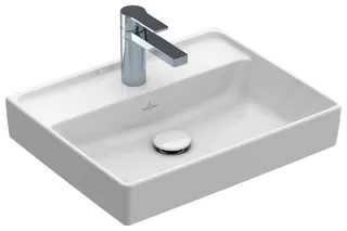 Villeroy & Boch Handwaschbecken Collaro 500x400mm Rechteck 1HL. ohne Überlauf Weiß Alpin – Bild 2