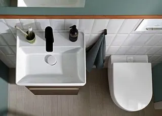Villeroy & Boch Handwaschbecken Collaro 500x400mm Rechteck 1HL. ohne Überlauf Weiß Alpin – Bild 3