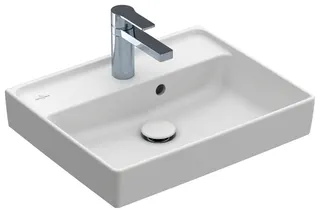 Villeroy & Boch HWB Collaro 500x400mm re-eckig 1HL. m. ÜL. Unterseite geschl. Stone White c+ – Bild 2