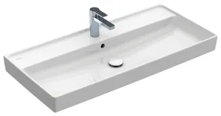 Villeroy & Boch Schrankwaschtisch Collaro 1000x470mm re-eckig 1HL. m. ÜL. Weiß Alpin cplus – Bild 2
