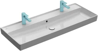 Villeroy & Boch Schrankwaschtisch Collaro 1200x470mm re-eckig 2HL. m. ÜL. Stone White cplus