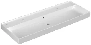 Villeroy & Boch Schrankwaschtisch Collaro 1200x470mm re-eckig 2HL. m. ÜL. Stone White cplus – Bild 3