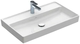 Villeroy & Boch Schrankwaschtisch Collaro 800x465mm re-eckig 1HL. o. ÜL. Weiß Alpin cplus