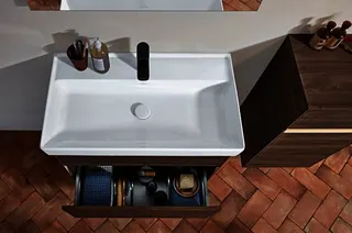 Villeroy & Boch Schrankwaschtisch Collaro 800x465mm re-eckig 1HL. o. ÜL. Weiß Alpin cplus – Bild 3