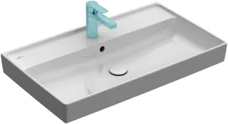 Villeroy & Boch Schrankwaschtisch Collaro 800x465mm Rechteck 1HL. mit Überlauf Weiß Alpin