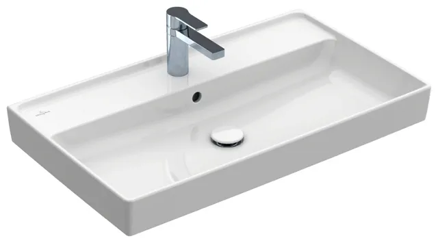 Villeroy & Boch SchrankWT Collaro 800x465mm re-eckig 1HL. m. ÜL Unterseite geschl we Alpin c+