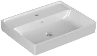 Villeroy & Boch Waschbecken Collaro 550x440mm re-eckig 1HL. o. ÜL. Weiß Alpin cplus – Bild 2